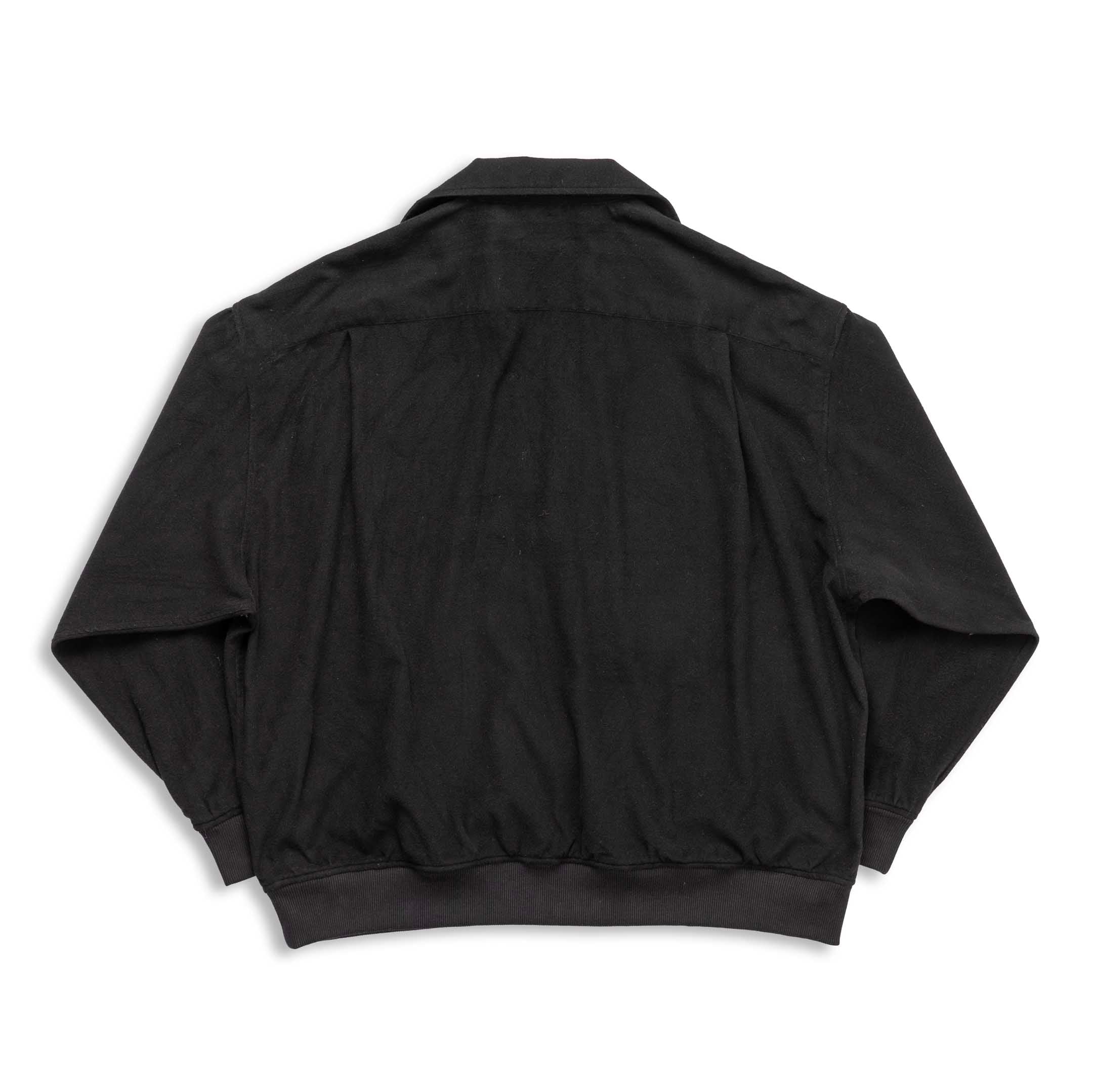 Haversack Silk Flannel Pullover Black-Shirt-Clutch Cafe