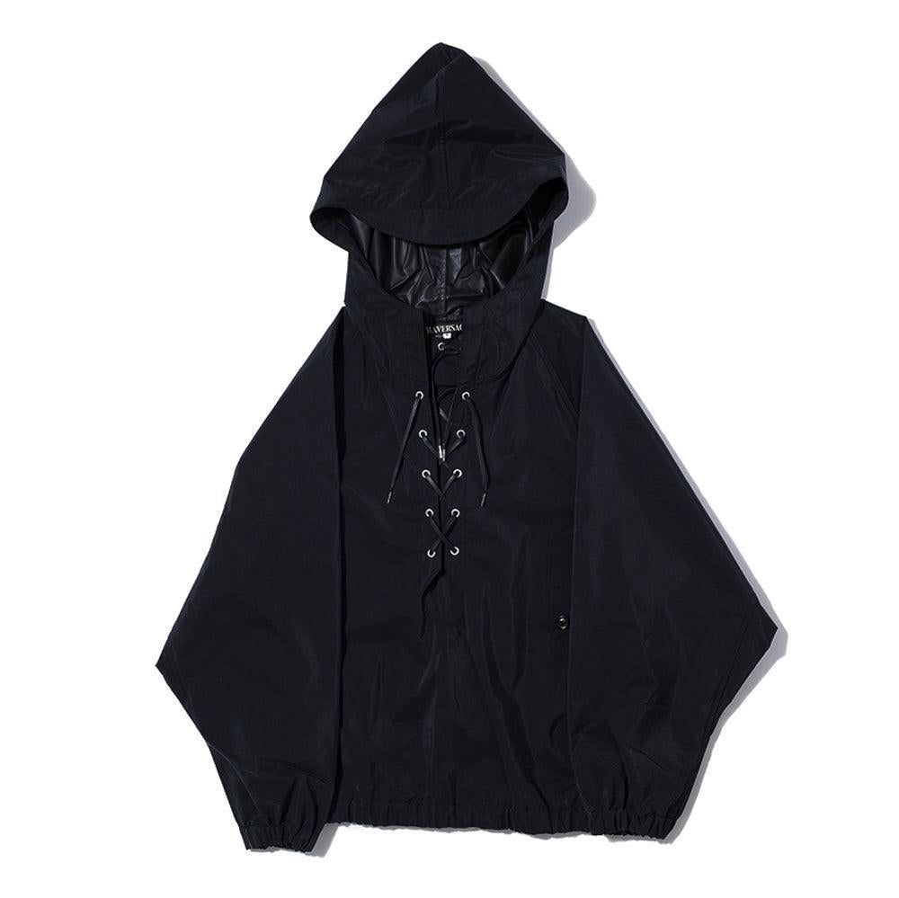 Haversack Silk Smock Black-Jacket-Clutch Cafe