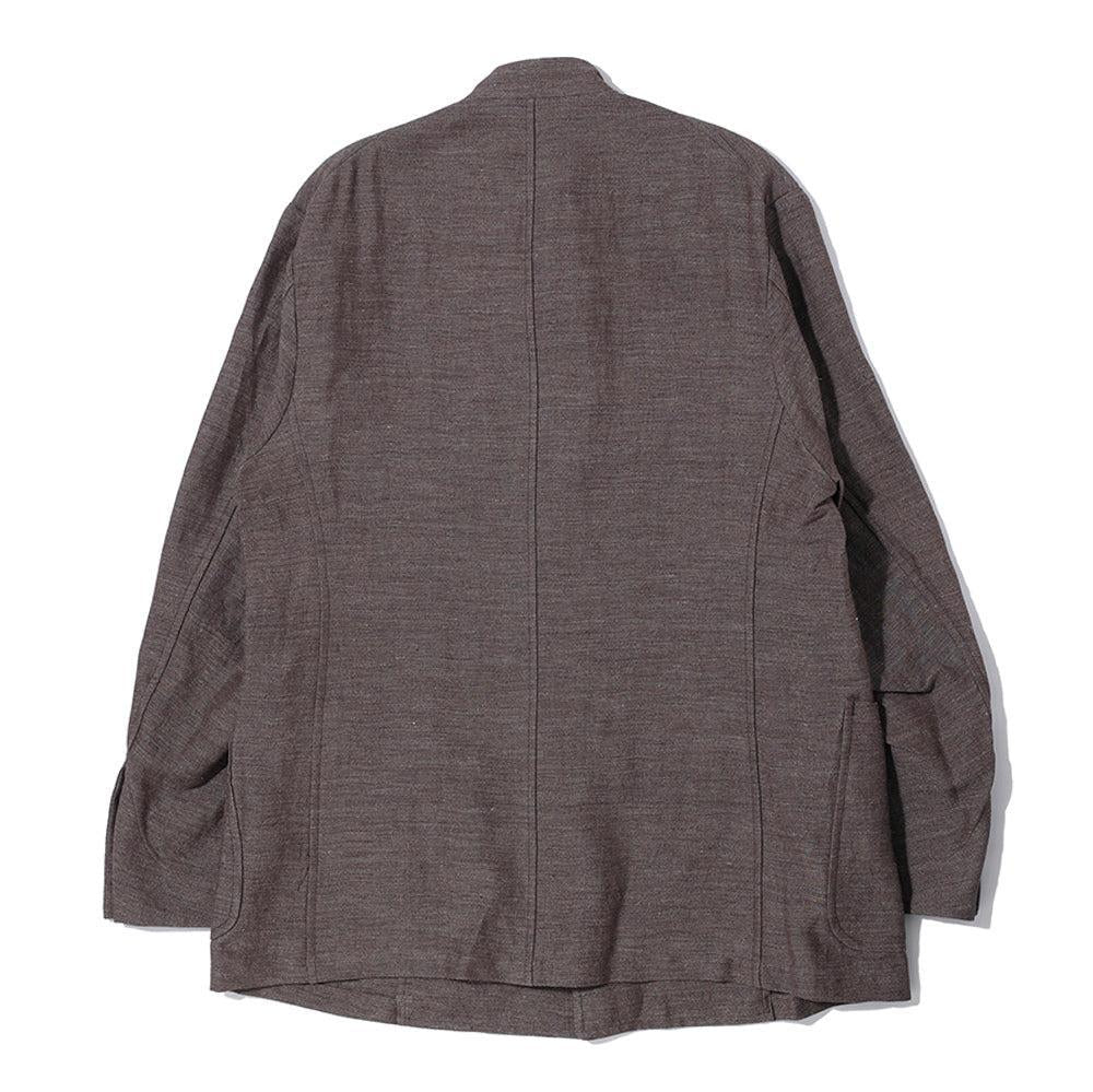 Haversack Stand Collar Jacket Brown-Jacket-Clutch Cafe