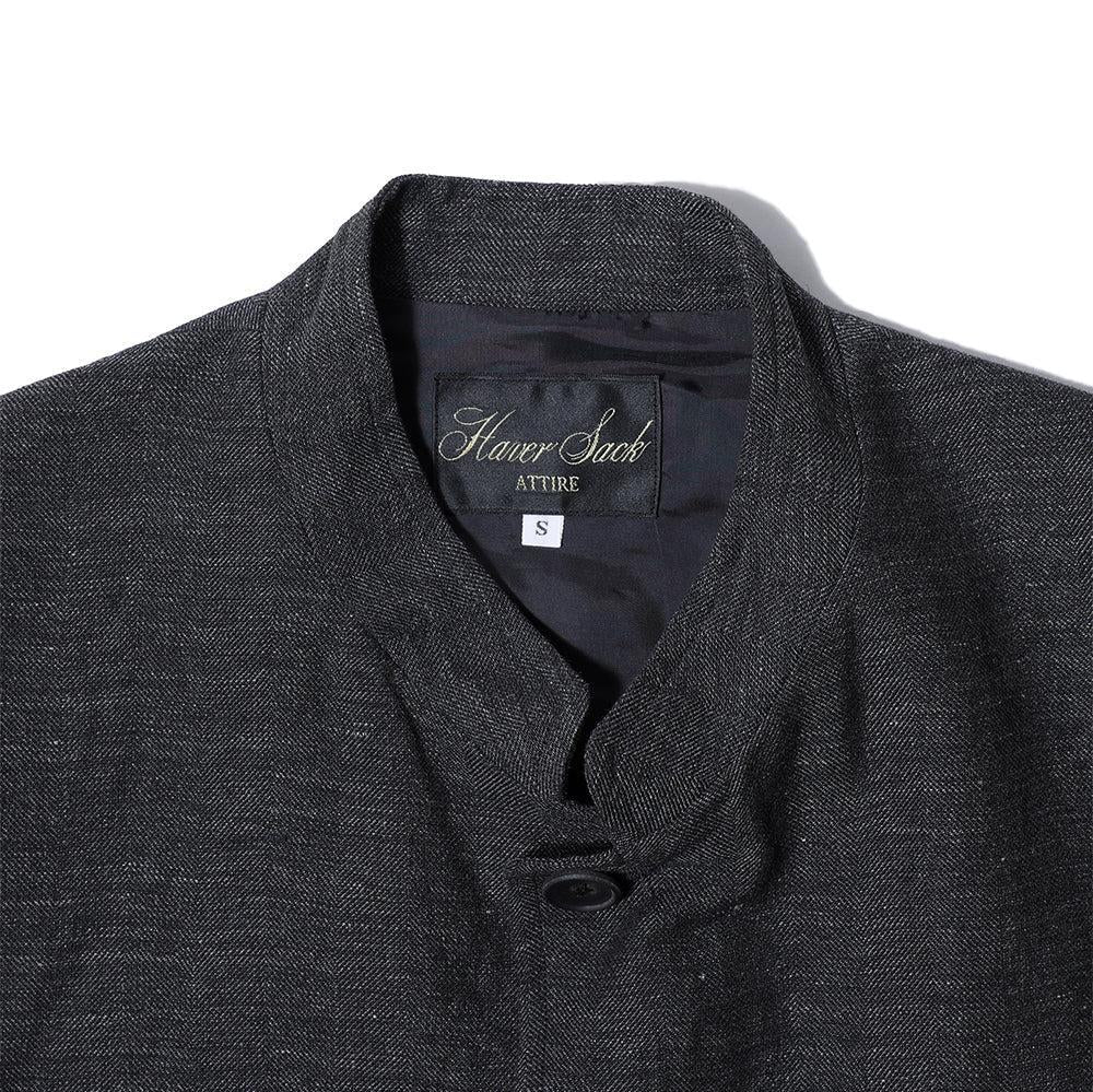 Haversack Stand Collar Jacket Navy-Jacket-Clutch Cafe