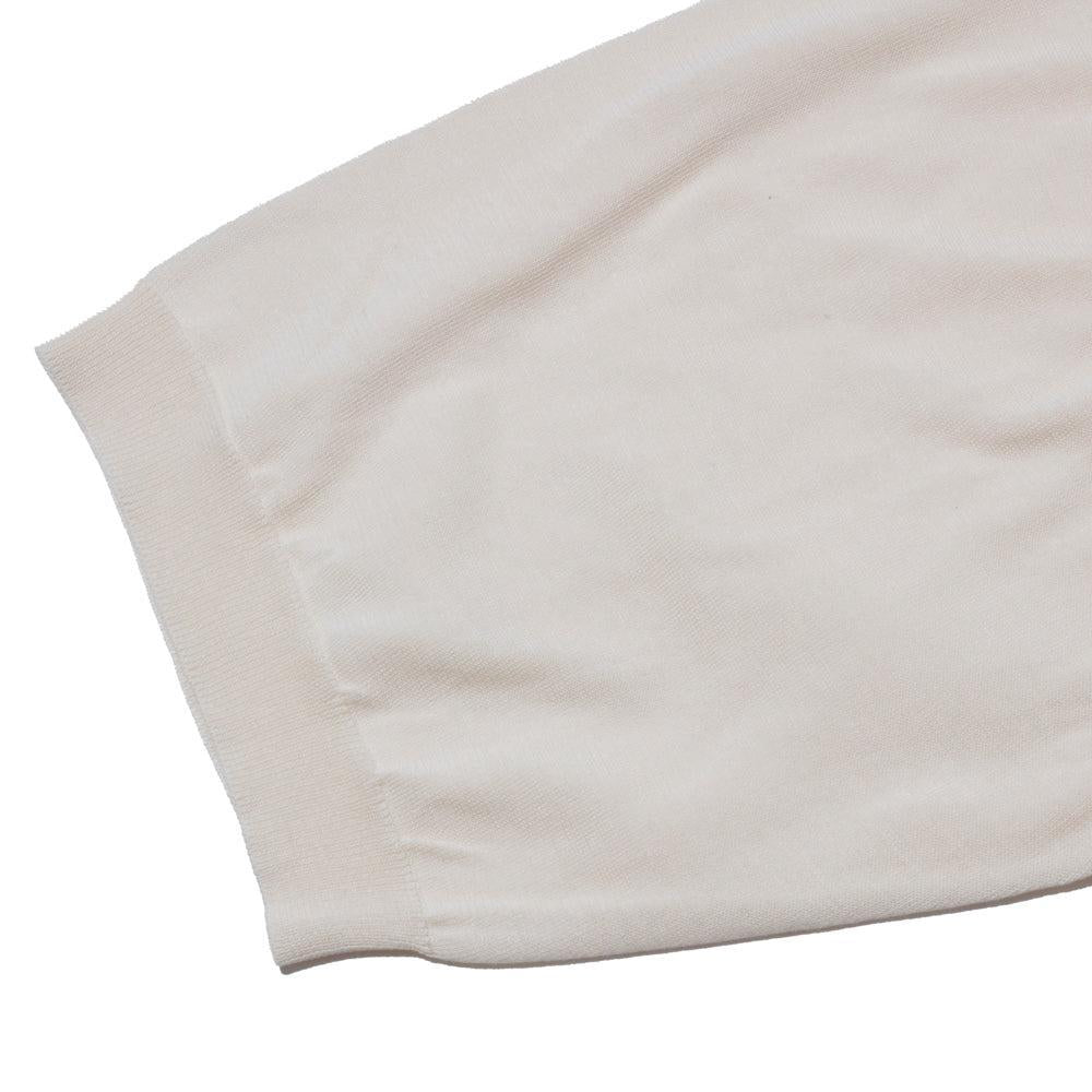 Haversack Zip Knit Polo Ivory-Polo Shirt-Clutch Cafe