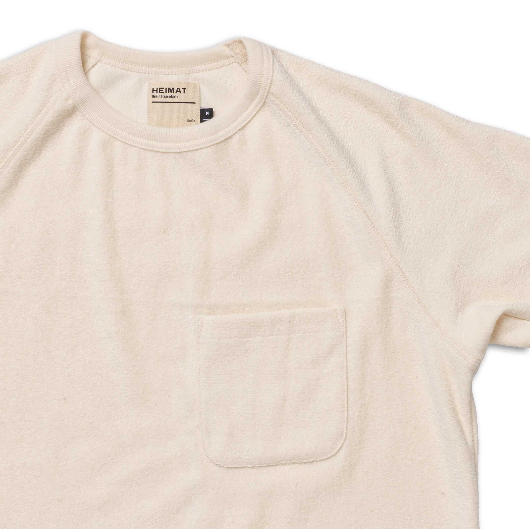 Heimat Frotee Terry T-Shirt Seashell-T-Shirt-Clutch Cafe