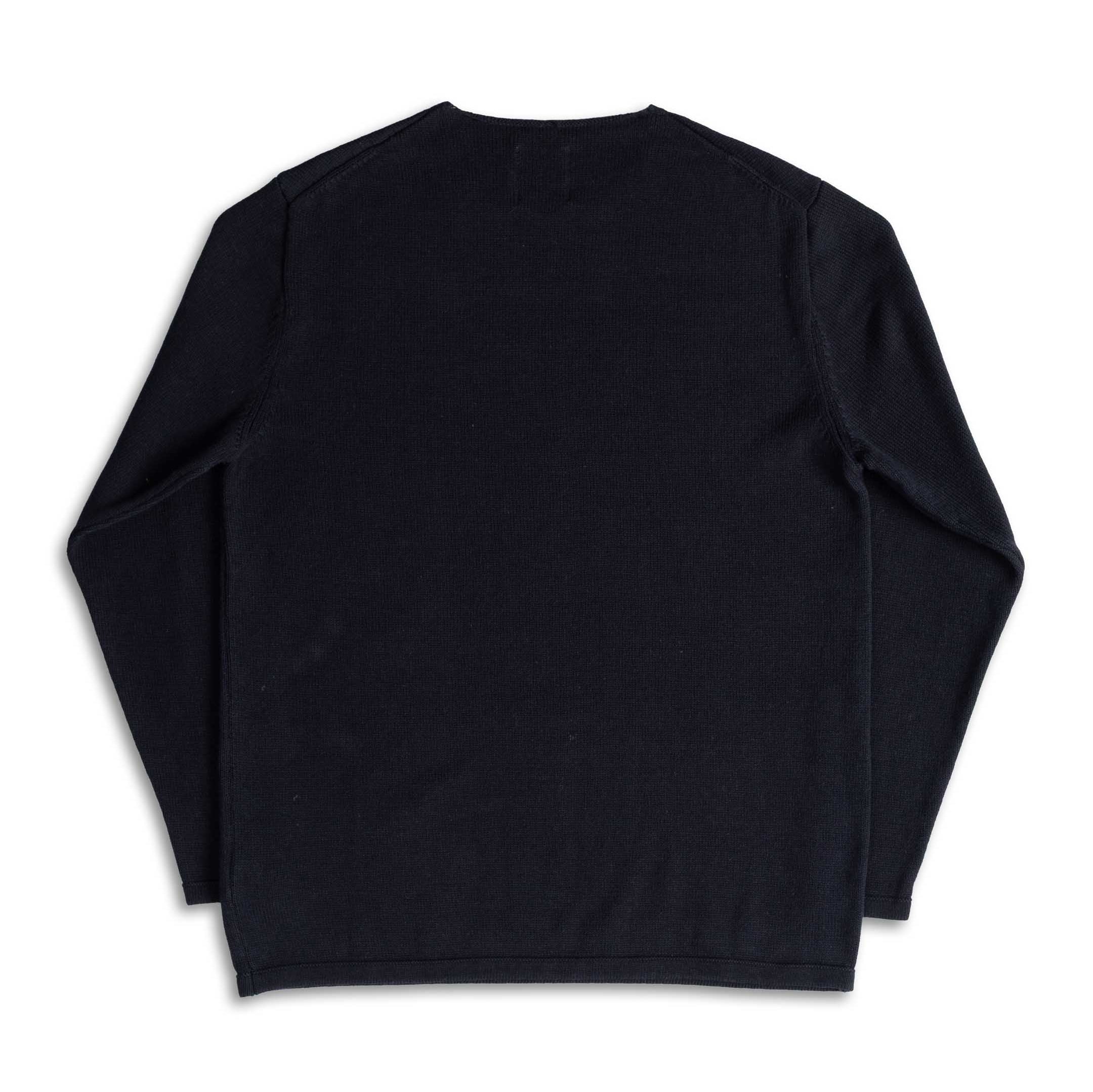 Heimat Harbour Sweater Cotton/Linen Ink-Knit-Clutch Cafe