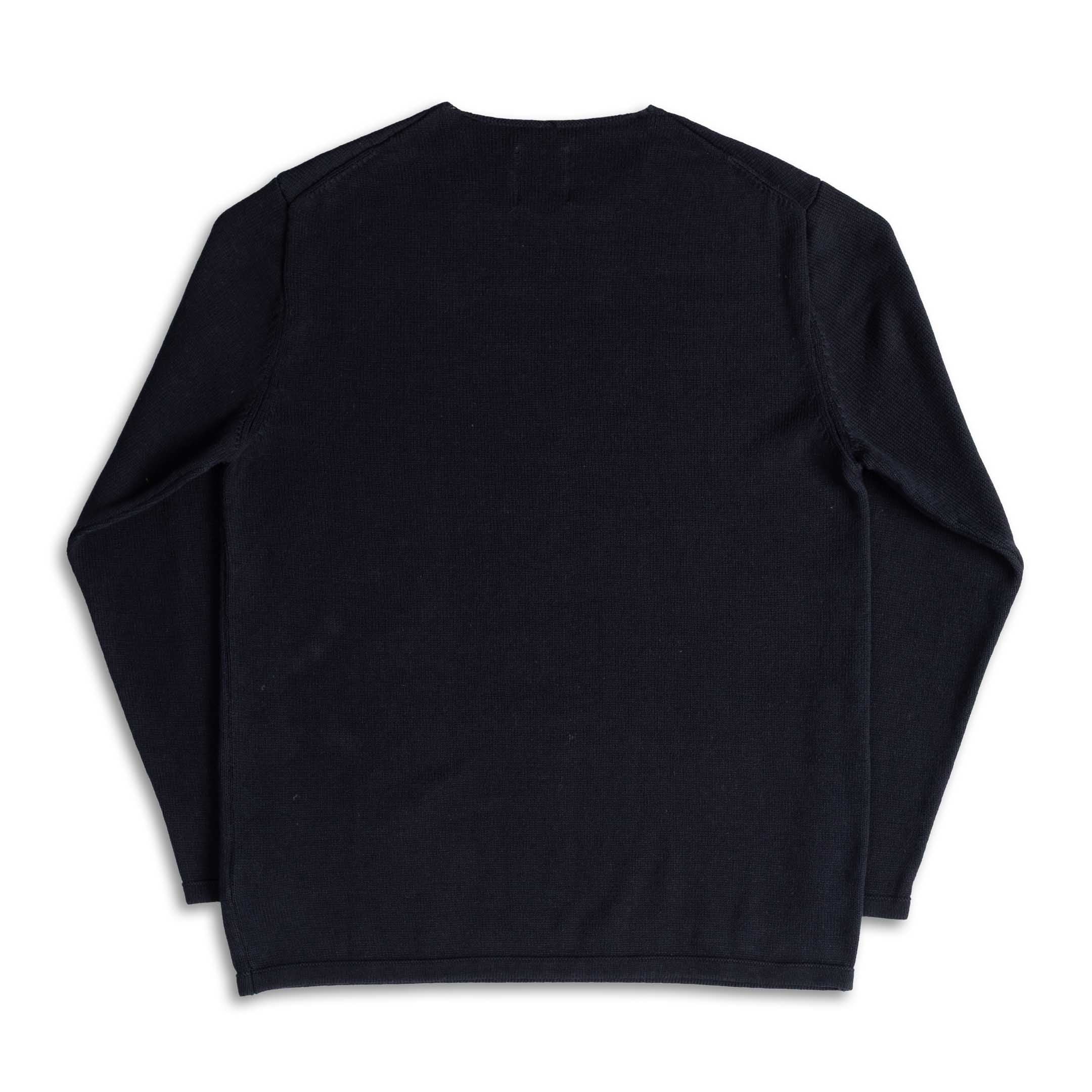 Heimat Harbour Sweater Cotton/Linen Ink-Knit-Clutch Cafe