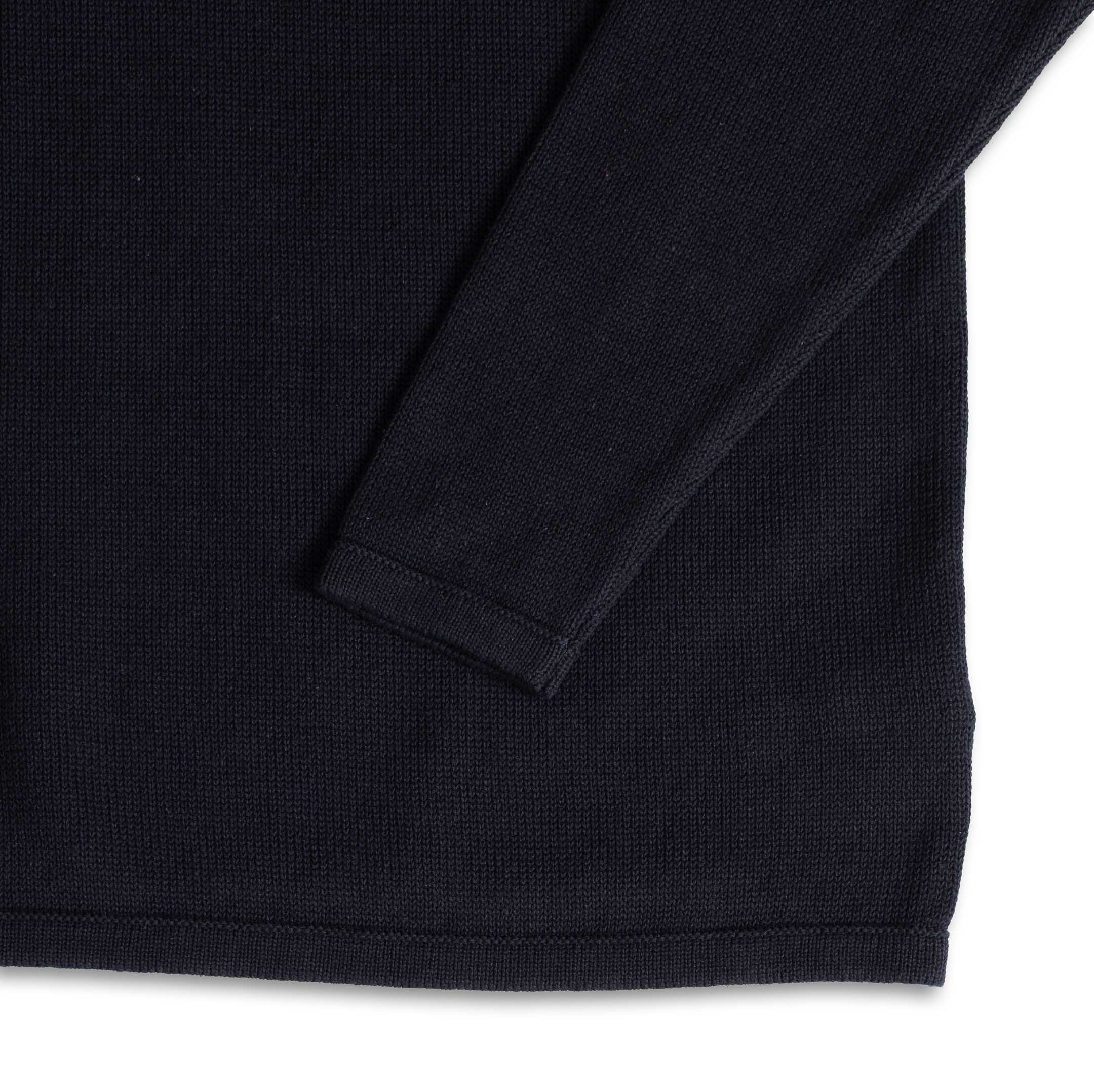Heimat Harbour Sweater Cotton/Linen Ink-Knit-Clutch Cafe