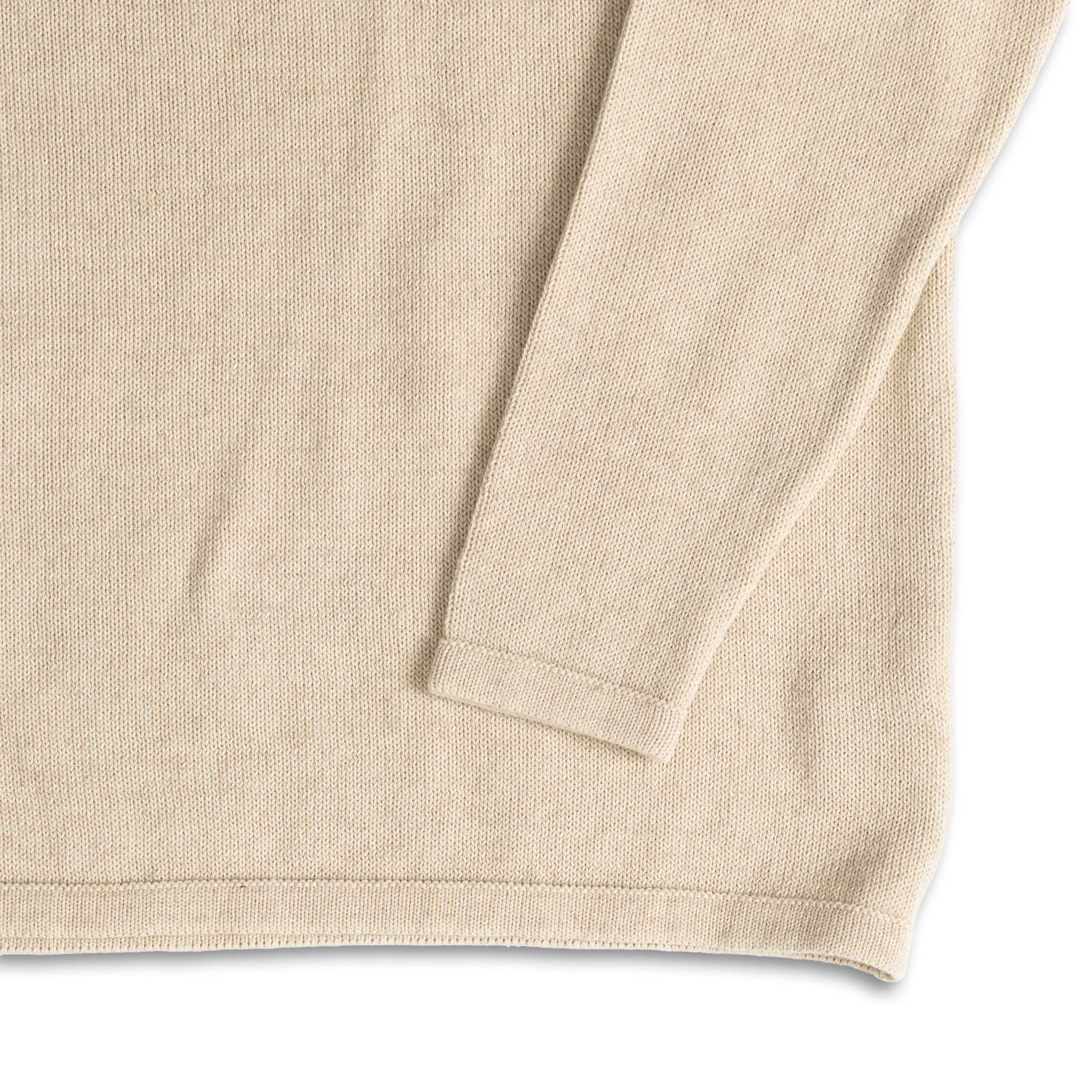 Heimat Harbour Sweater Cotton/Linen Seashell-Knit-Clutch Cafe