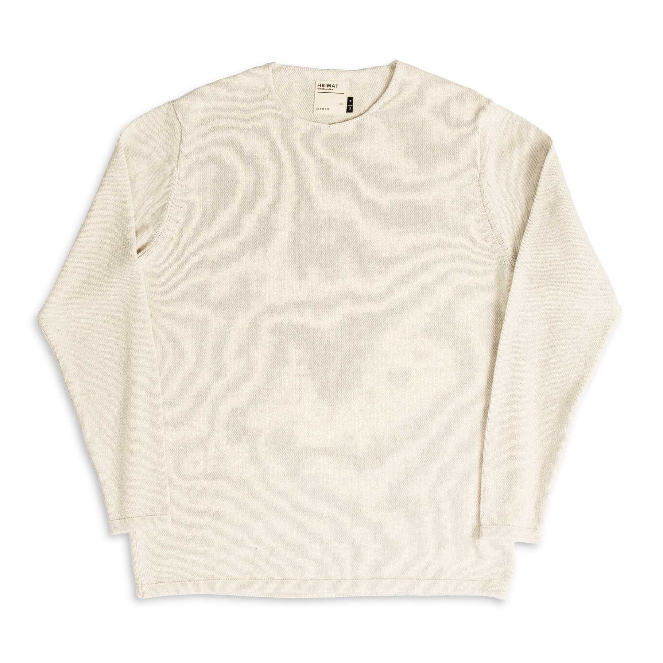 Heimat Harbour Sweater Cotton/Linen Seashell-Knit-Clutch Cafe