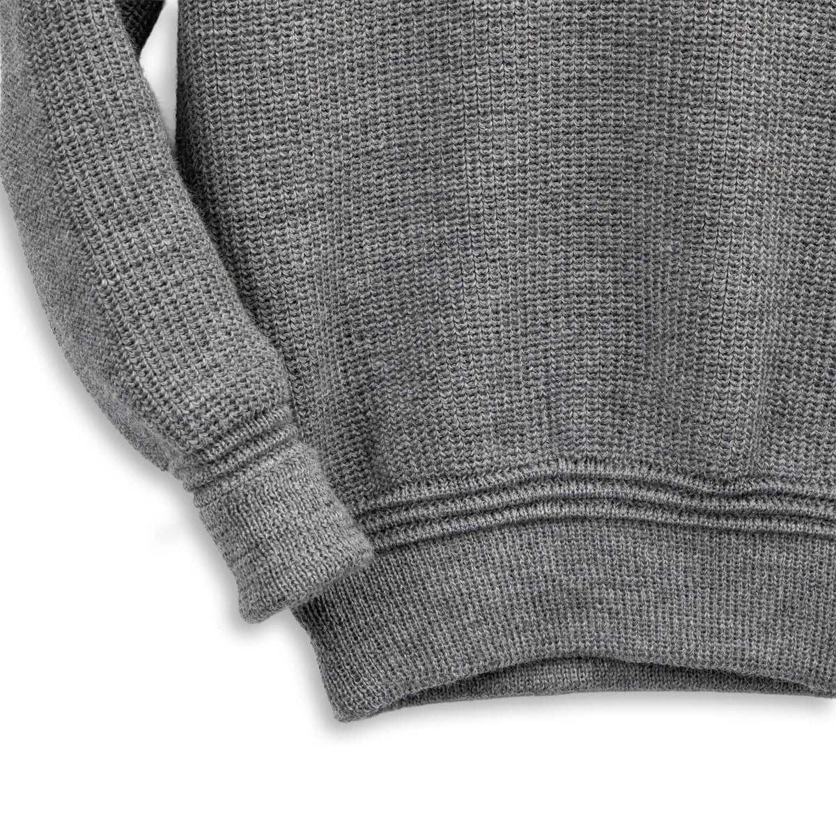 Heimat U-Boat Roll Neck Battleship Grey-Sweater-Clutch Cafe