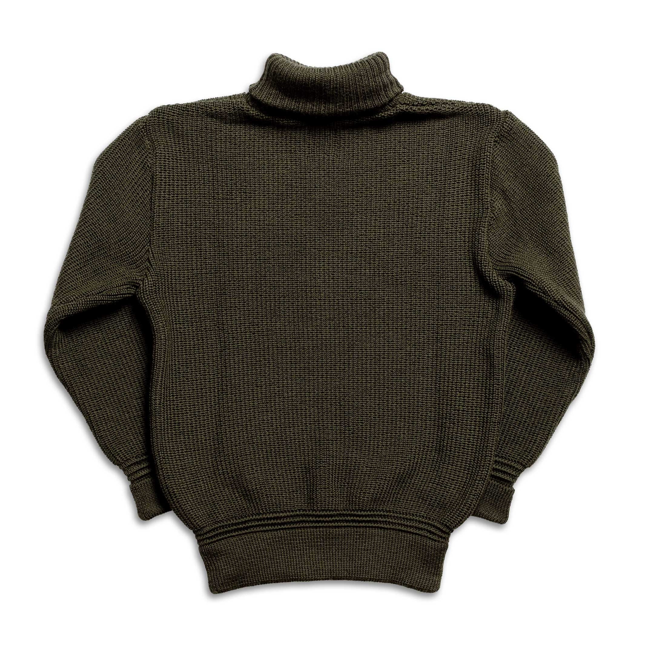 Heimat U-Boat Roll Neck Military Green-Sweater-Clutch Cafe