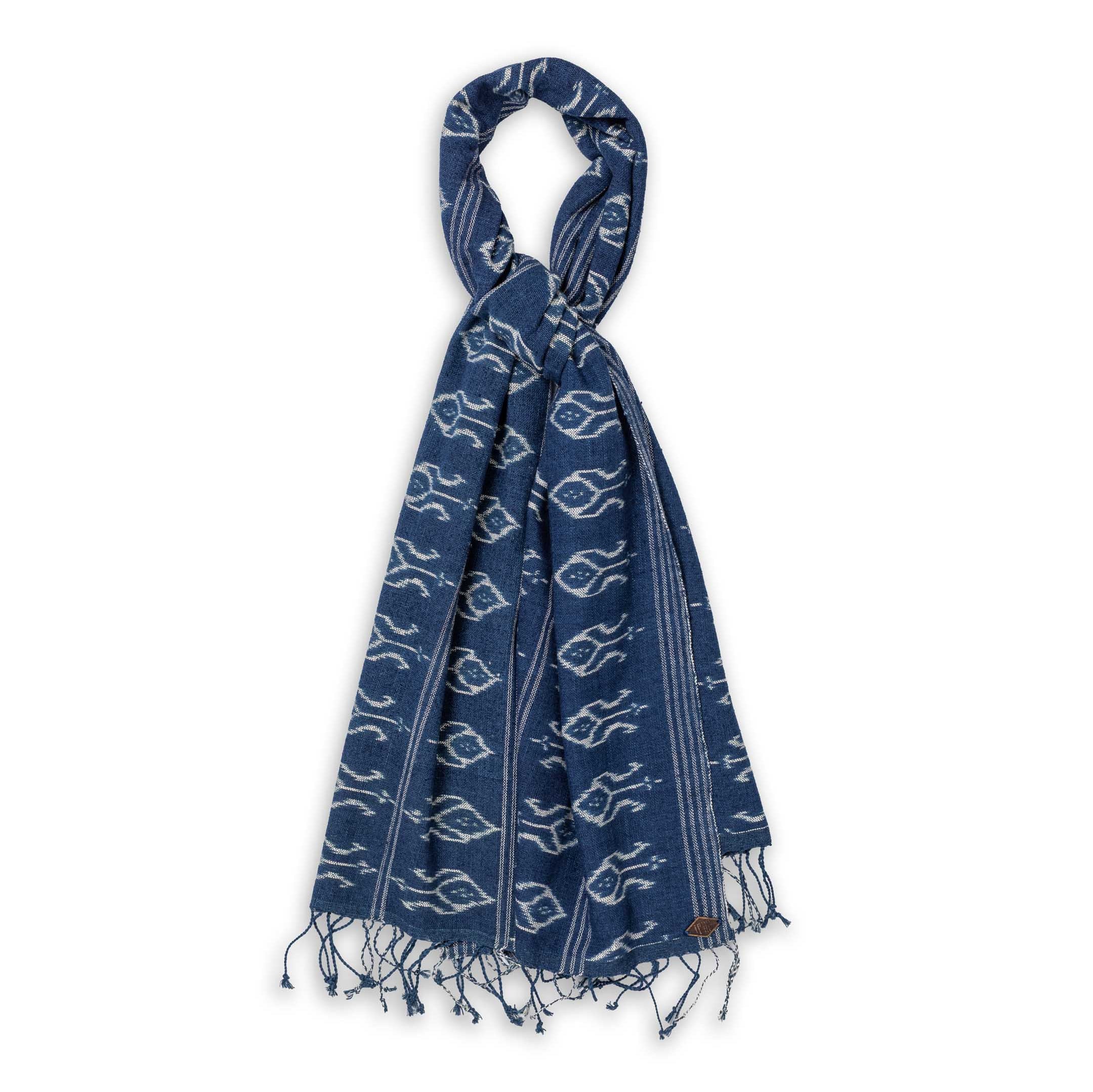 Indigo People Tulip Scarf-Scarf-Clutch Cafe