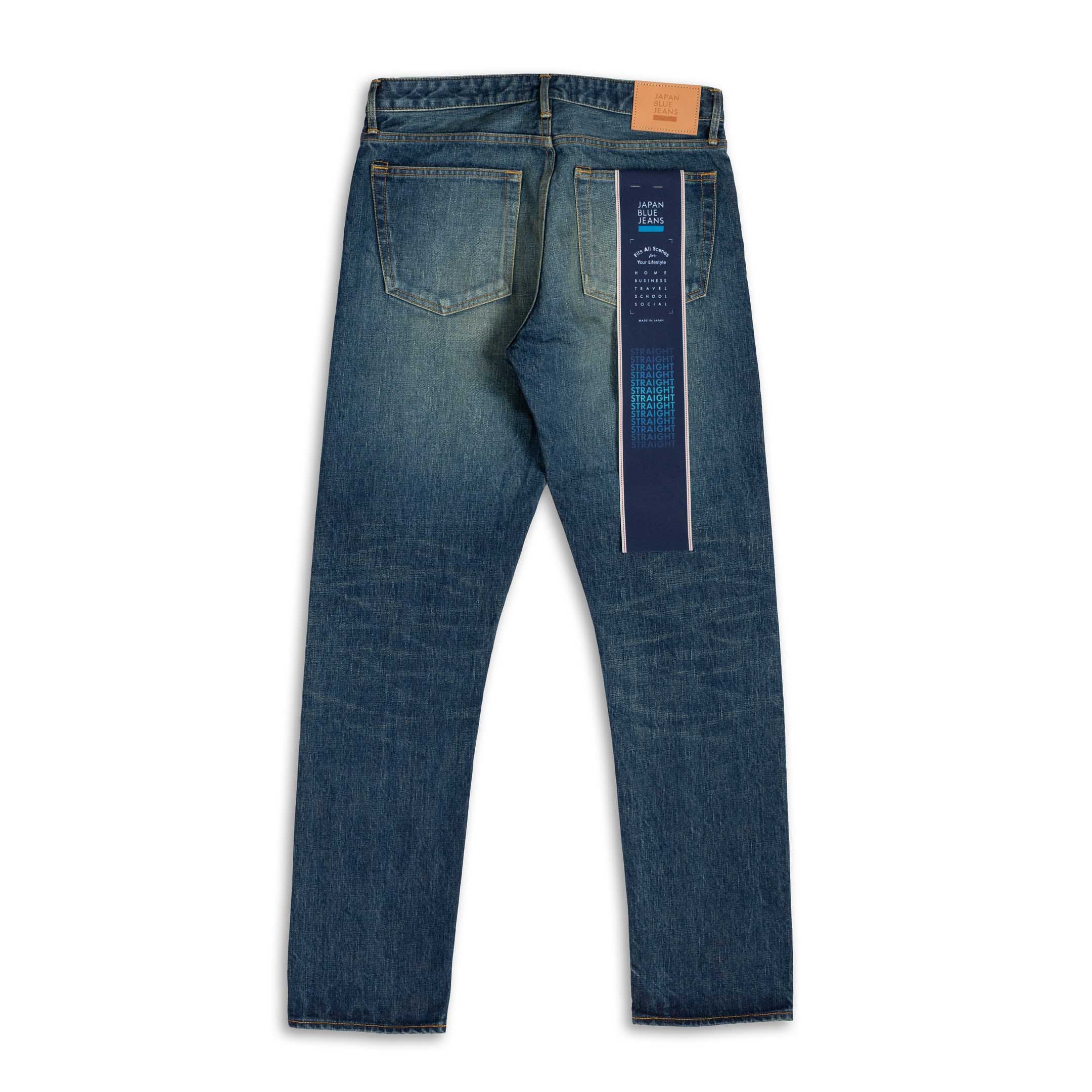 Japan Blue J301 14.8 oz Denim Jean Indigo Vintage Wash-Jean-Clutch Cafe-selvage denim-selfedge denim