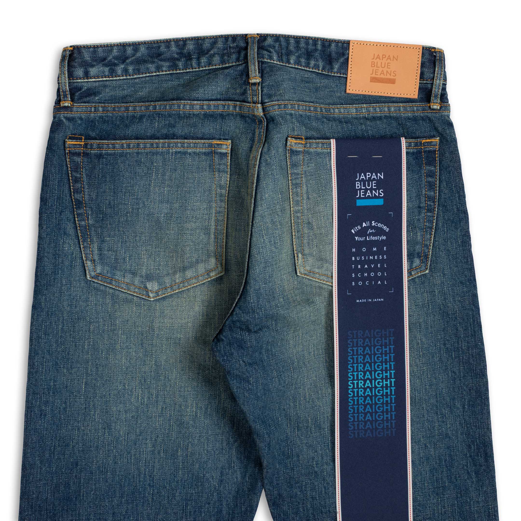 Japan Blue J301 14.8 oz Denim Jean Indigo Vintage Wash-Jean-Clutch Cafe-selvage denim-selfedge denim