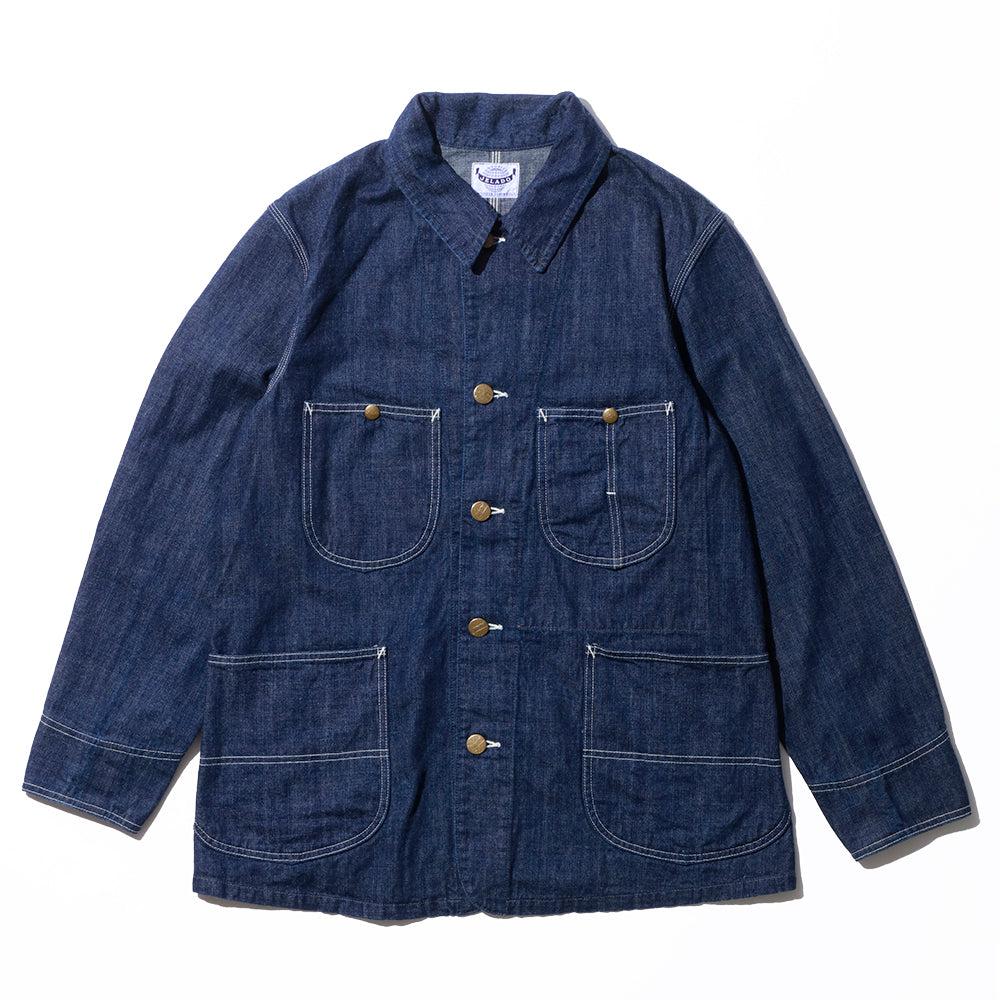 Jelado 491J Denim Coverall Jacket Indigo-Jacket-Clutch Cafe
