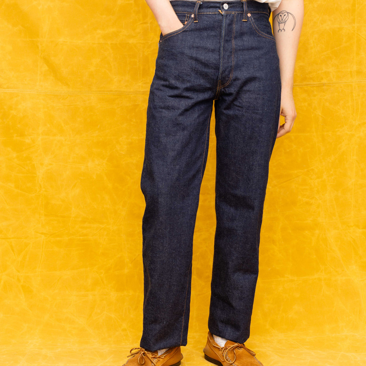Jelado 'Age of Longing' 301 XX Denim Jean One Wash-Jeans-Clutch Cafe-selvage denim-selfedge denim
