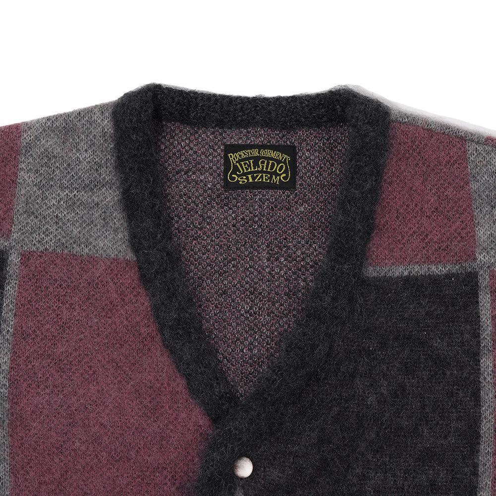 Jelado 'Cobain' Mohair Cardigan Harlequin-cardigan-Clutch Cafe