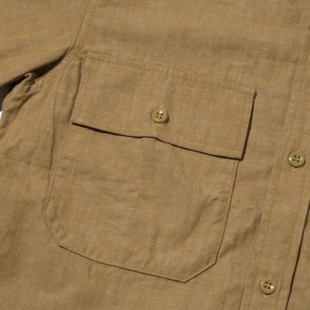 Jelado Officer Shirt S/S Khaki-Shirt-Clutch Cafe