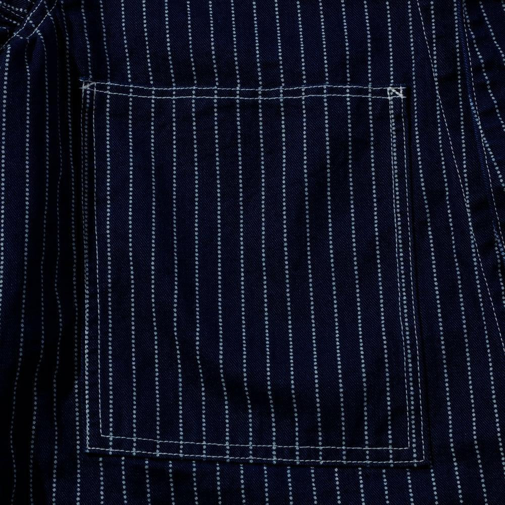 Jelado Steelbeam Coat Wabash Indigo Stripe-Jacket-Clutch Cafe