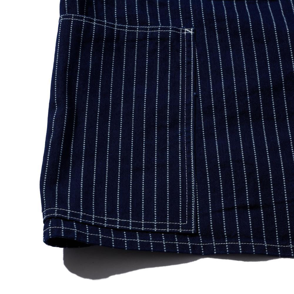 Jelado Steelbeam Coat Wabash Indigo Stripe-Jacket-Clutch Cafe