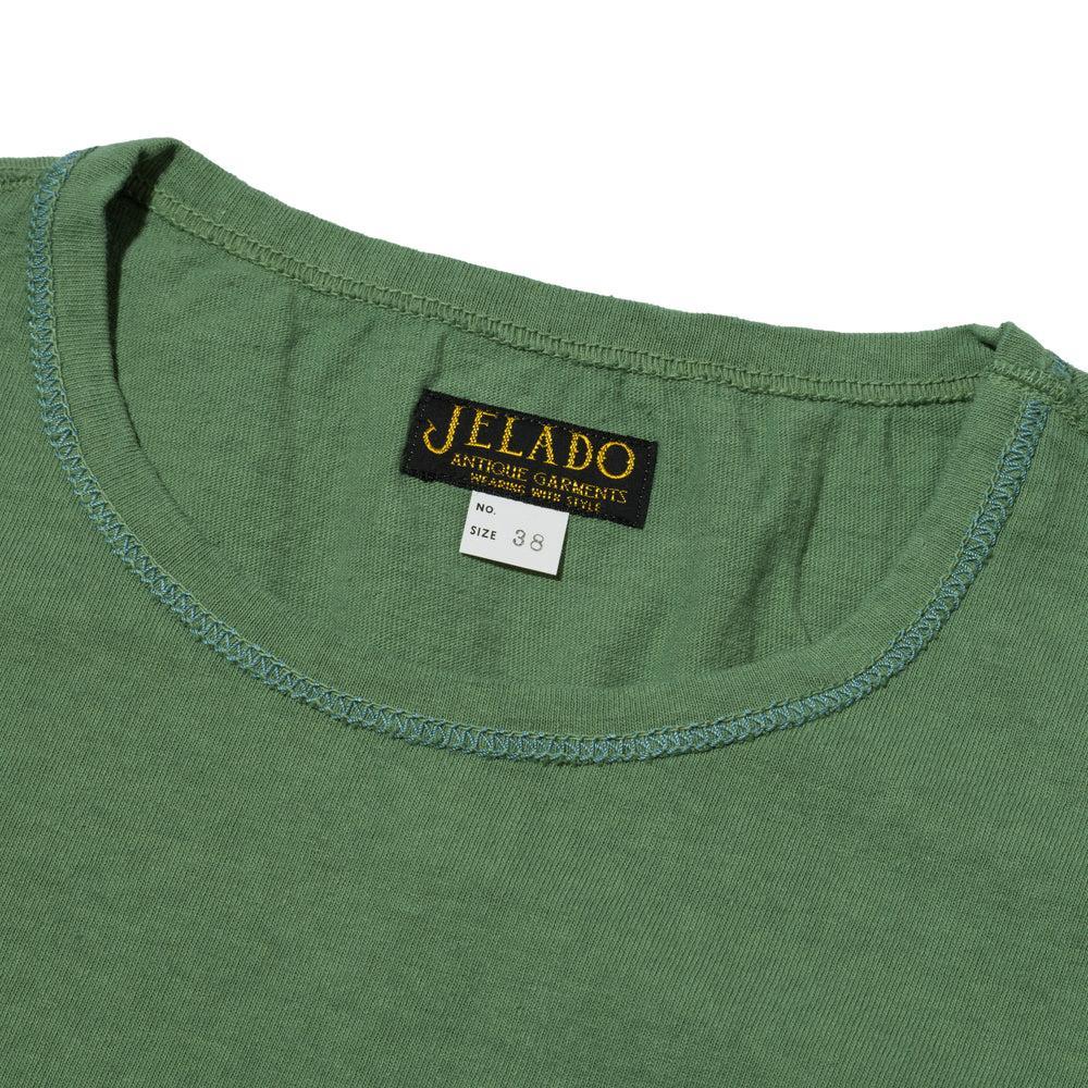 Jelado USMC Loopwheel T-shirt Marine Green-T-shirt-Clutch Cafe