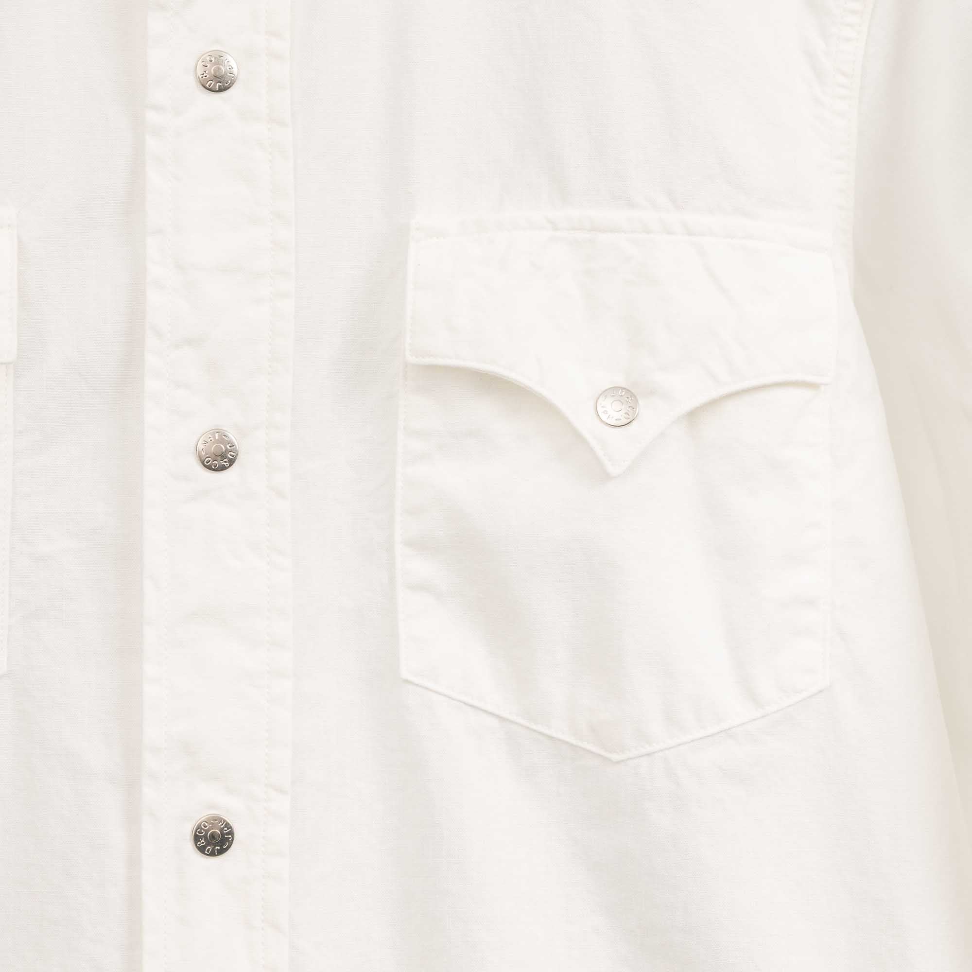 Jelado Vaquero Chambray Western Shirt White-Shirts-Clutch Cafe