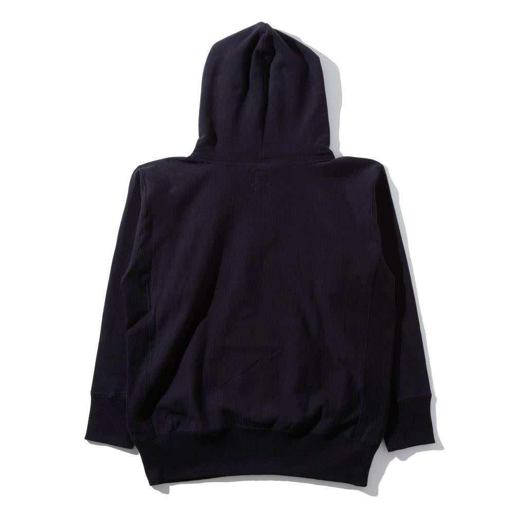 Jelado Warmup Reverse Weave Hooded Sweatshirt Black-Hooded Sweatshirt-Clutch Cafe