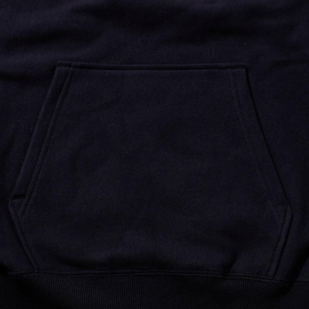 Jelado Warmup Reverse Weave Hooded Sweatshirt Black-Hooded Sweatshirt-Clutch Cafe