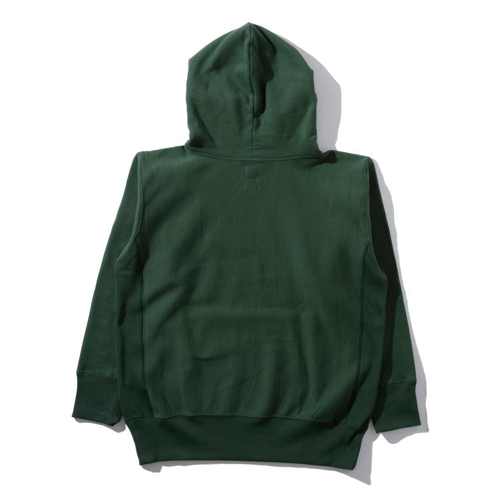 Jelado Warmup Reverse Weave Hooded Sweatshirt Grass Green-Hooded Sweatshirt-Clutch Cafe