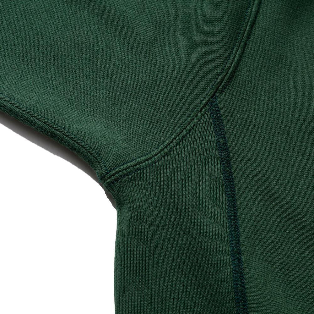 Jelado Warmup Reverse Weave Hooded Sweatshirt Grass Green-Hooded Sweatshirt-Clutch Cafe
