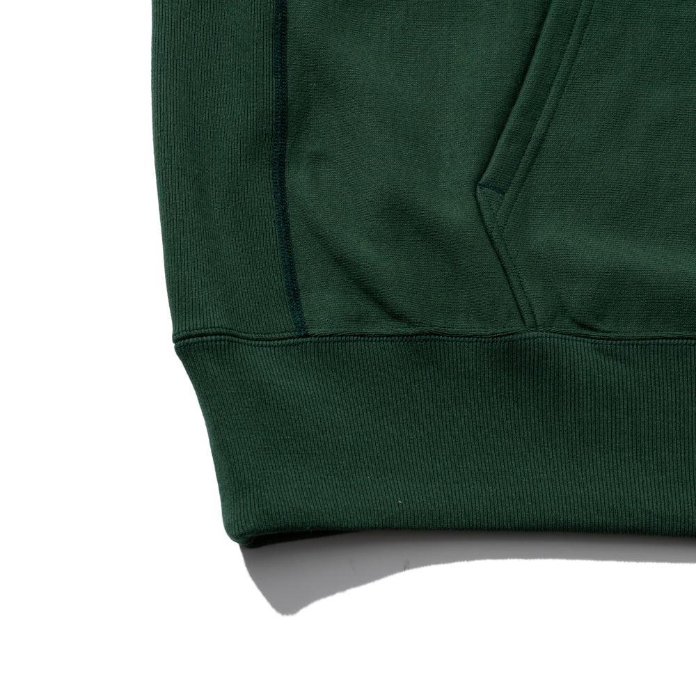 Jelado Warmup Reverse Weave Hooded Sweatshirt Grass Green-Hooded Sweatshirt-Clutch Cafe