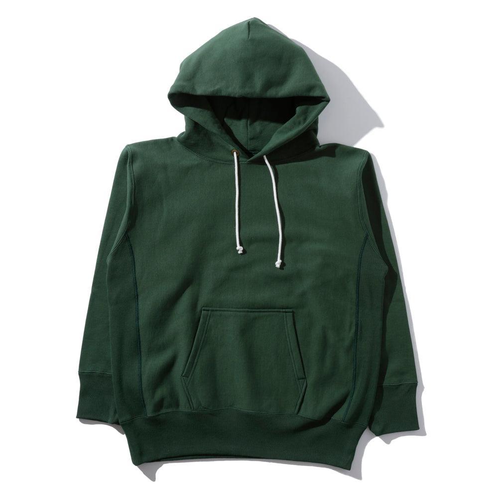 Jelado Warmup Reverse Weave Hooded Sweatshirt Grass Green-Hooded Sweatshirt-Clutch Cafe