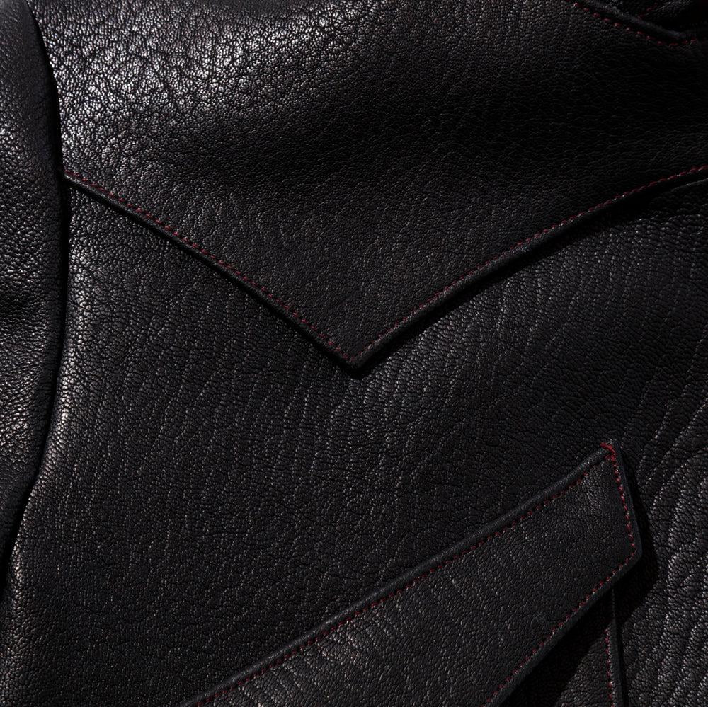 Jelado 'Winchester' Leather Jacket Black-Leather Jacket-Clutch Cafe