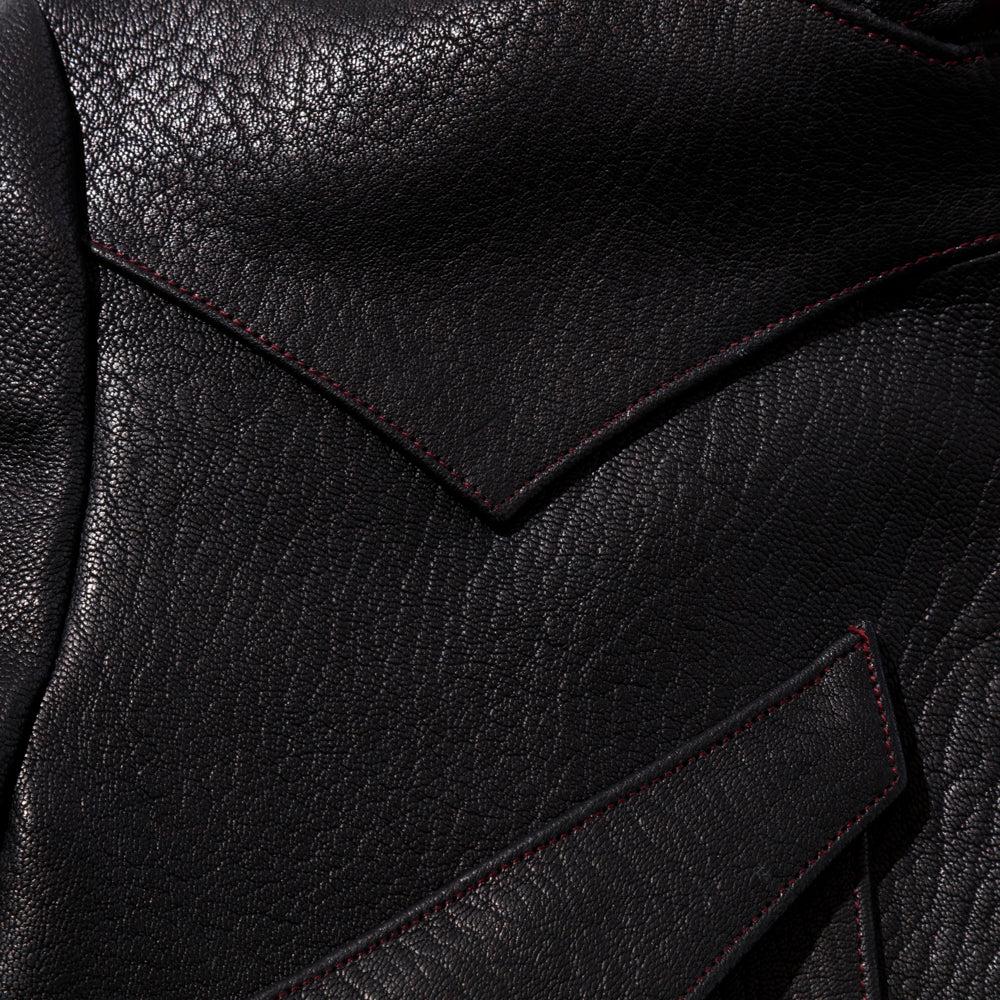 Jelado 'Winchester' Leather Jacket Black-Leather Jacket-Clutch Cafe