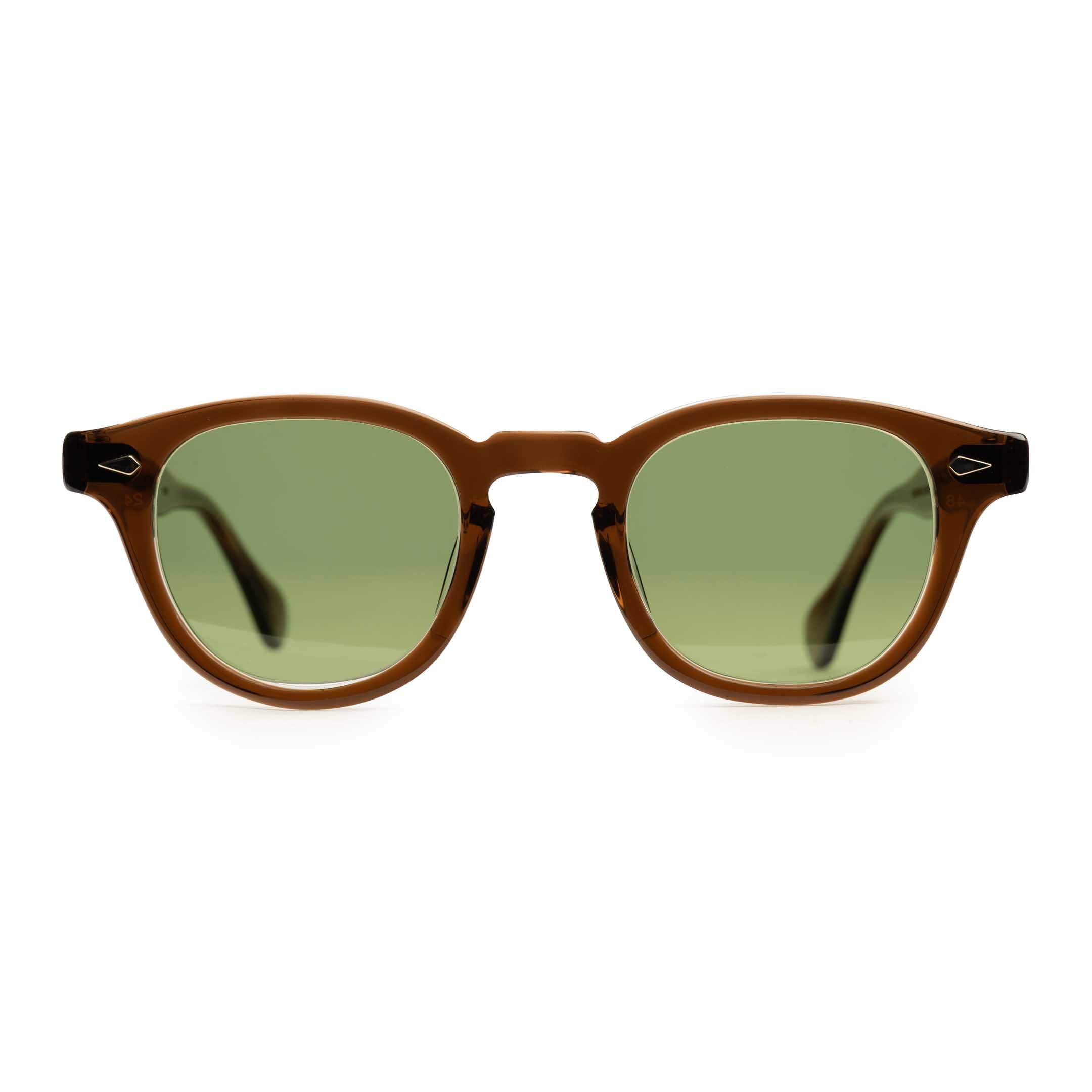 Julius Tart Optical AR Brown Crystal II-Sunglasses-Clutch Cafe