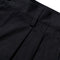 KUON Cotton Twill Pleated Shorts Black-Shorts-Clutch Cafe