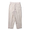 KUON Washi/Cotton Pleated Tapered Trousers Ivory-Trousers-Clutch Cafe