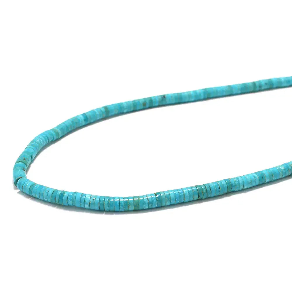 Mikia Heishi Beads Necklace Turquoise-Bracelet-Clutch Cafe