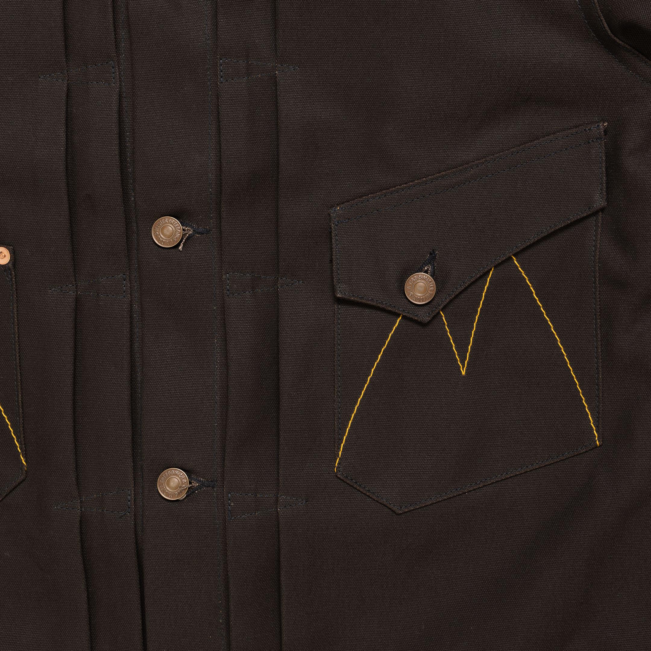 Mister Freedom Ranch Blouse 'Frontier' Edition NOS Duck Canvas-Jacket-Clutch Cafe