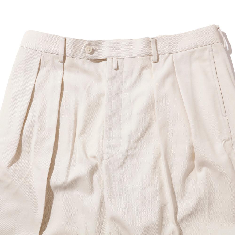 NEAT 3PLY Organic Katsuragi Standard Type 1 Ivory-Trousers-Clutch Cafe