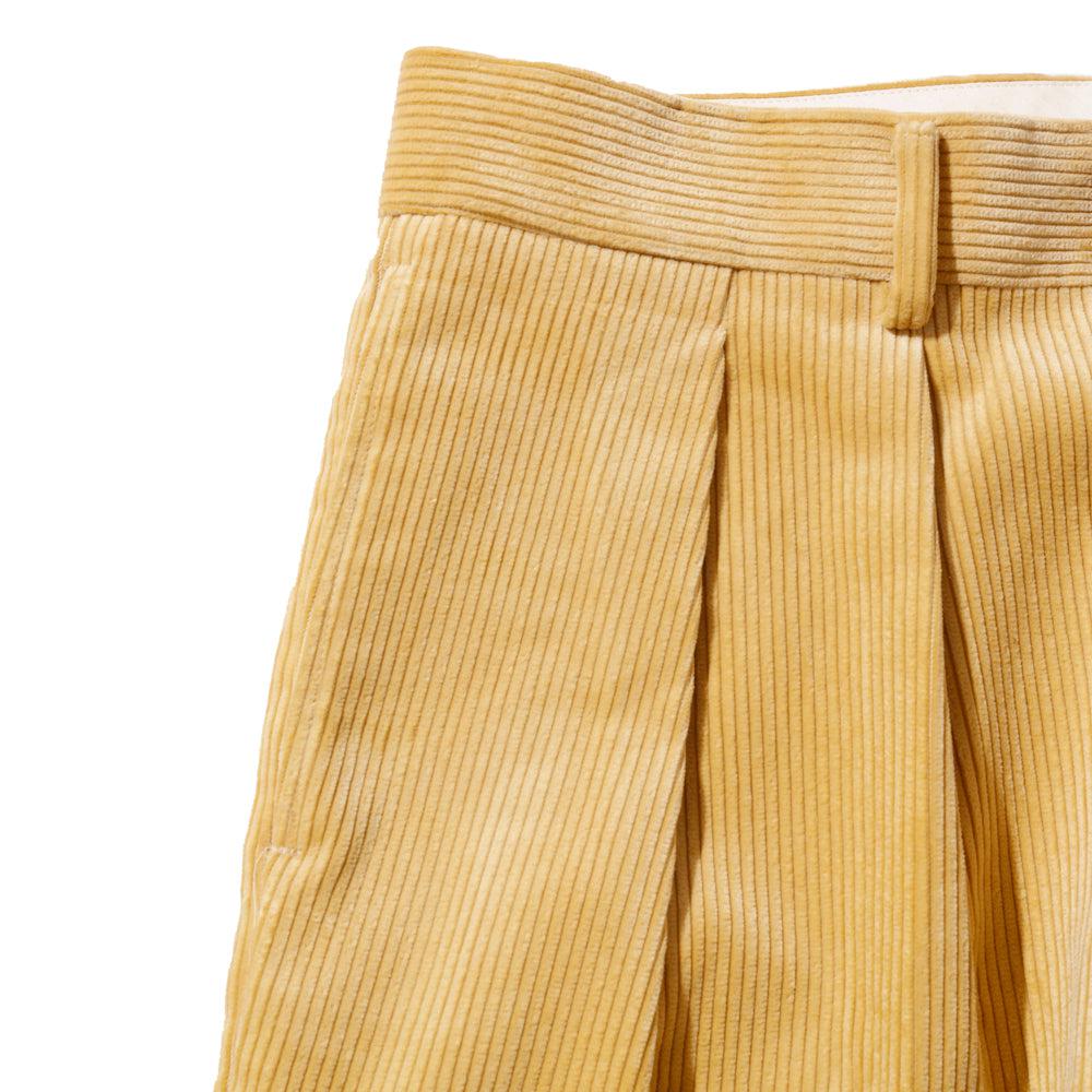 NEAT 8W Heavy Corduroy Wide Type 1 Mustard-Trousers-Clutch Cafe