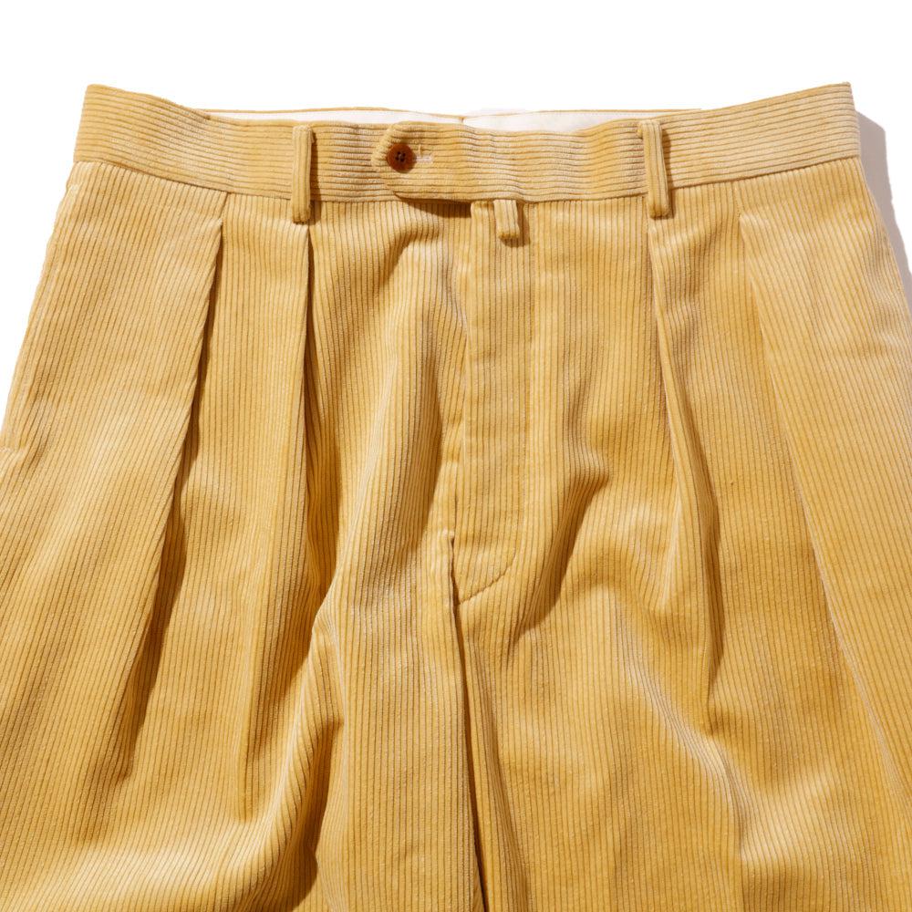 NEAT 8W Heavy Corduroy Wide Type 1 Mustard-Trousers-Clutch Cafe