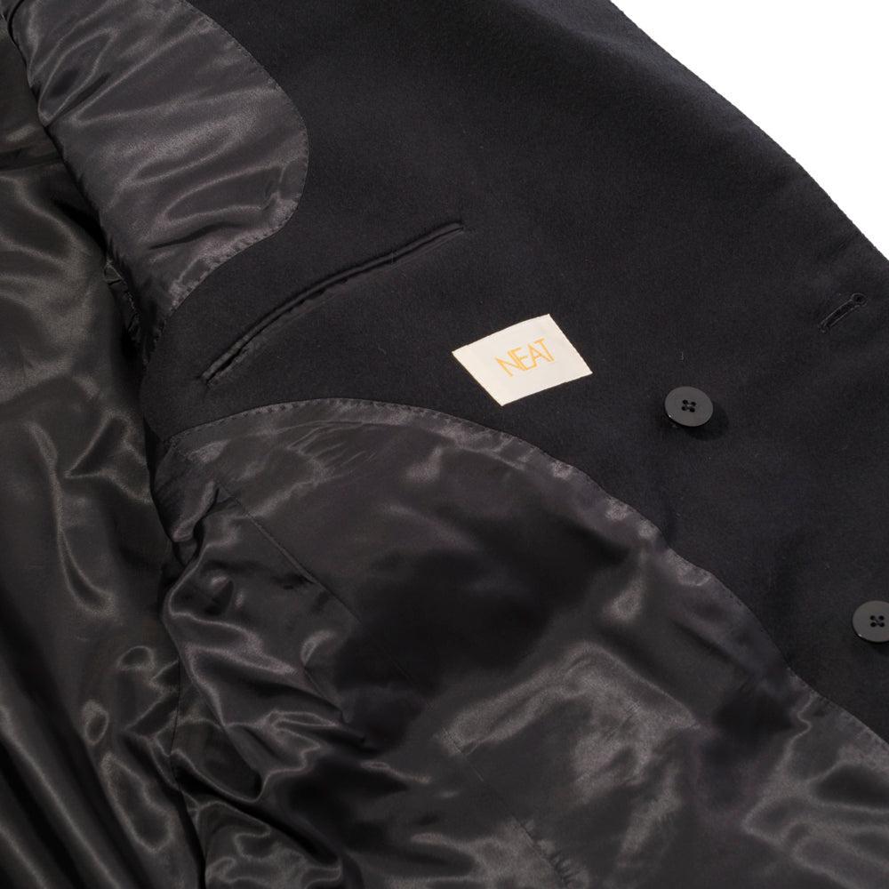 NEAT Luxury Moleskin 'Paul' Double Breasted Jacket Black-Trousers-Clutch Cafe