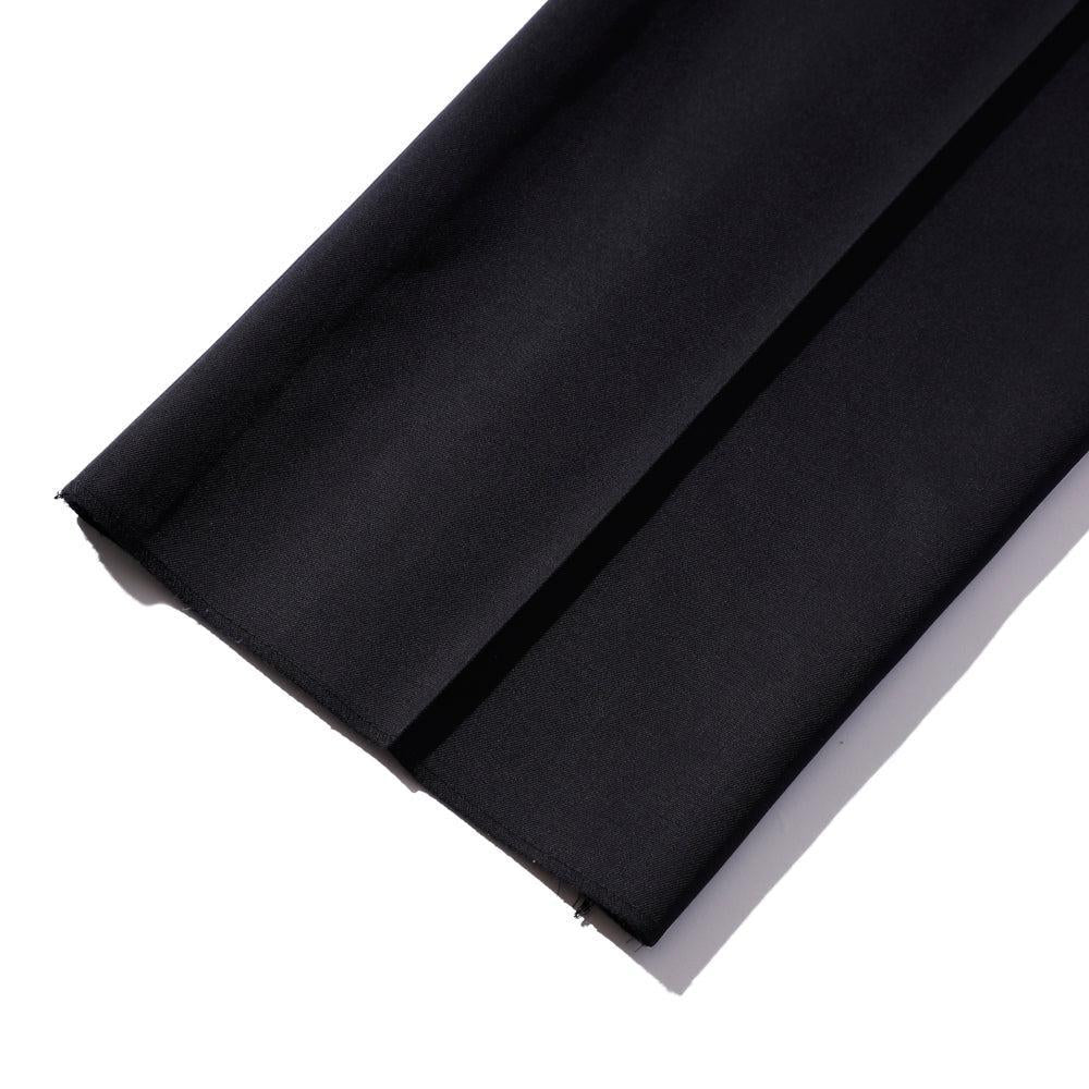 NEAT Wool Gabardine Standard Trousers Navy-Chinos-Clutch Cafe