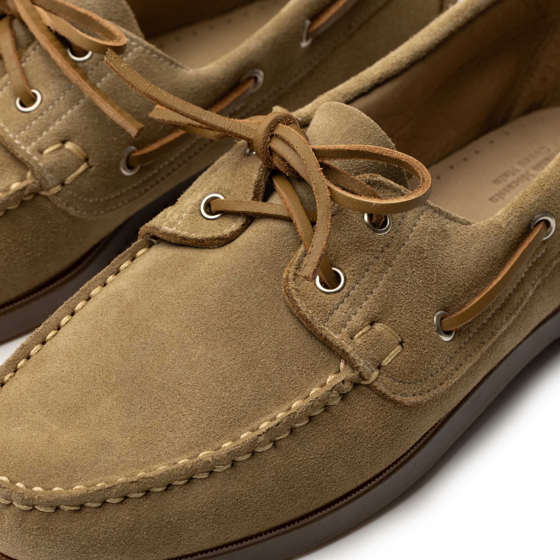 Paraboot Barth Deck Shoe Miel Vel Sand-Shoes-Clutch Cafe