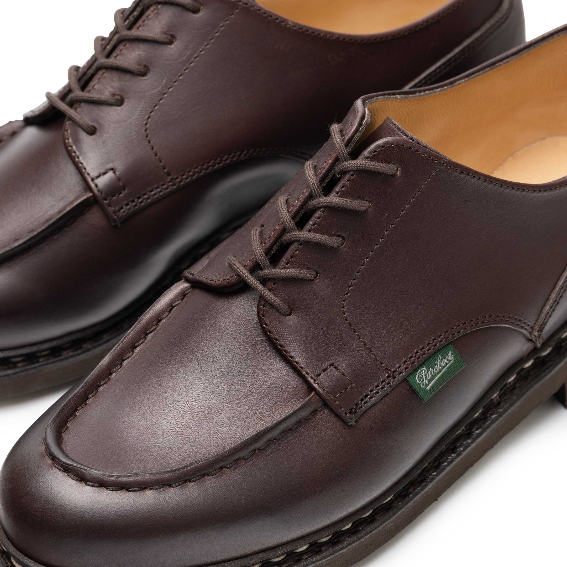 Paraboot Chambord Tex Marron Lis Cafe-Shoes-Clutch Cafe
