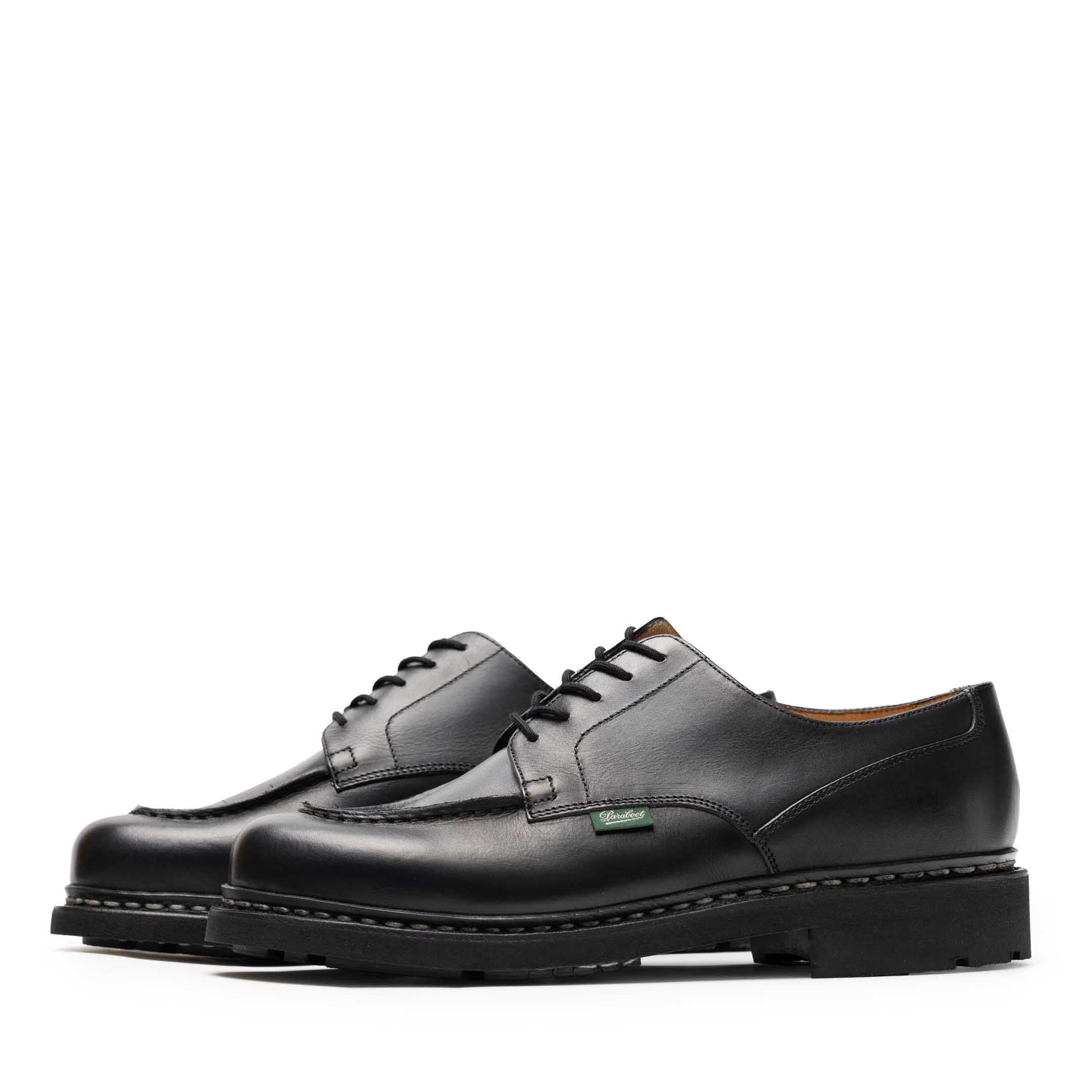 Paraboot Chambord Tex Noire-Lis Noir-Shoes-Clutch Cafe