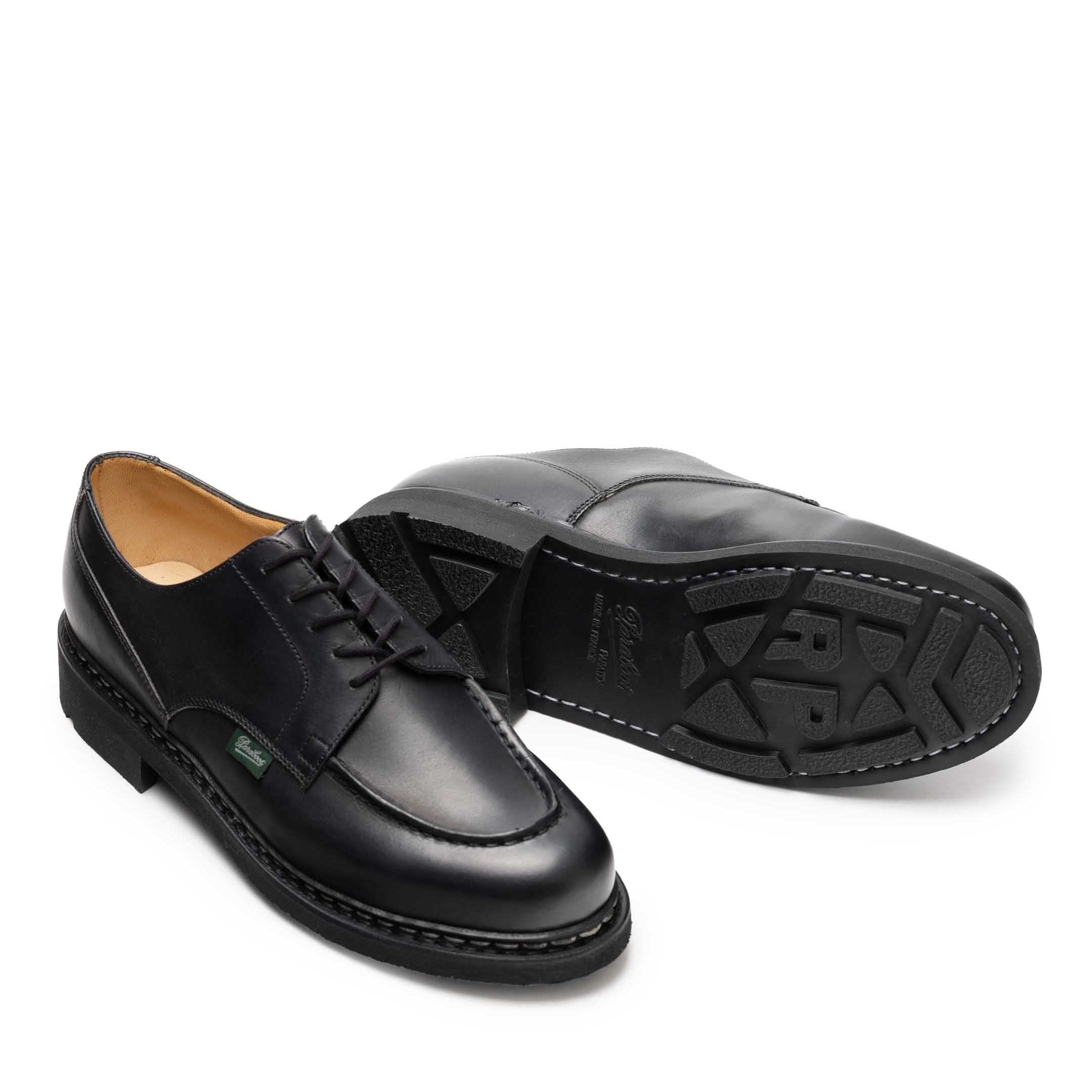 Paraboot Chambord Tex Noire-Lis Noir-Shoes-Clutch Cafe