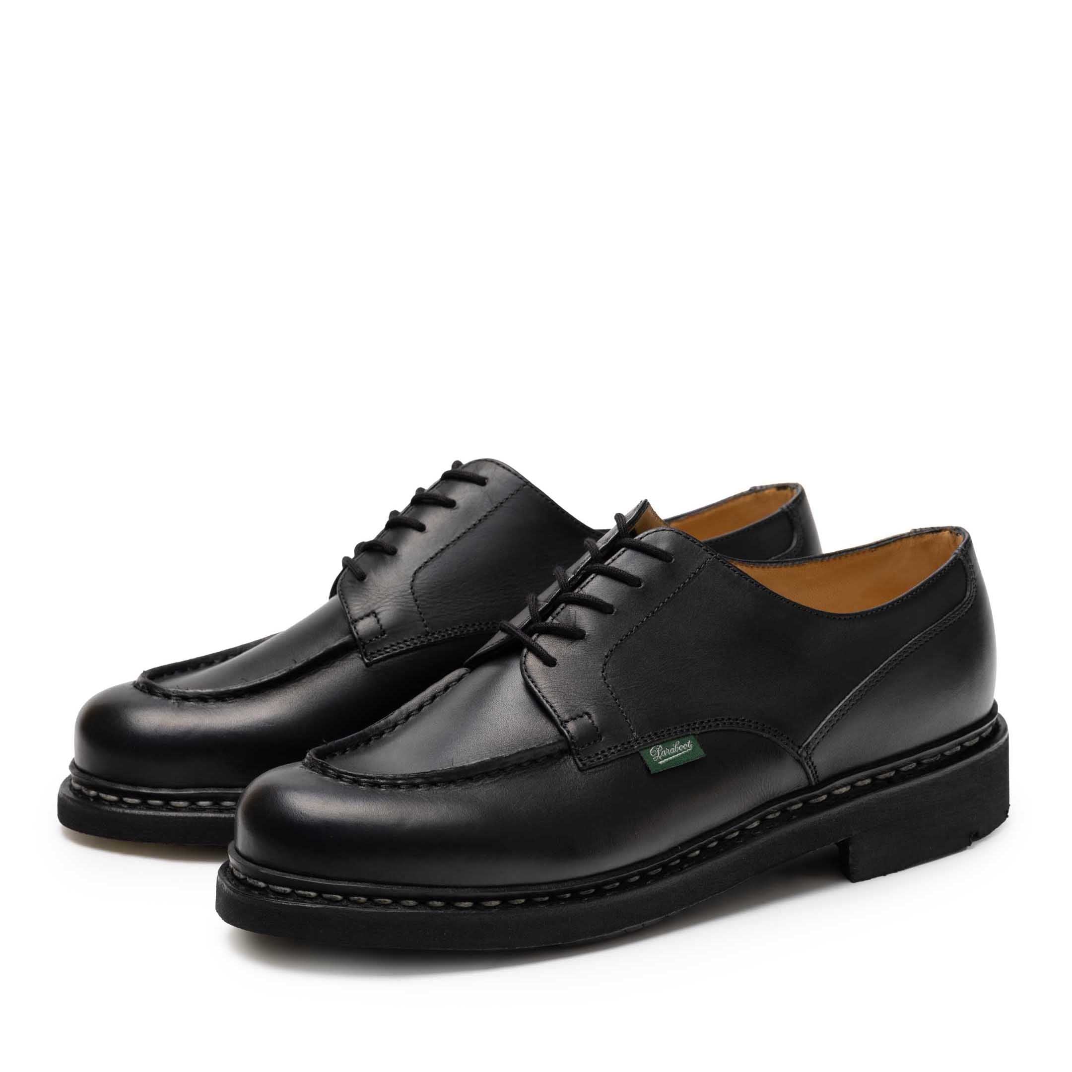 Paraboot Chambord Tex Noire-Lis Noir-Shoes-Clutch Cafe