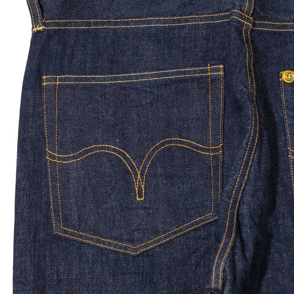 Pherrow's 26S-427P 13.75 oz Denim Jean-Jean-Clutch Cafe-selvage denim-selfedge denim