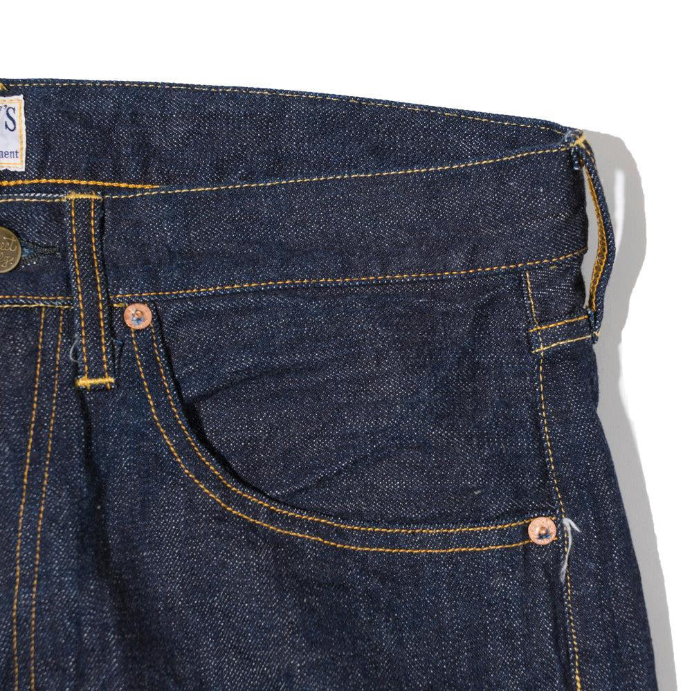 Pherrow's 26S-427P 13.75 oz Denim Jean-Jean-Clutch Cafe-selvage denim-selfedge denim