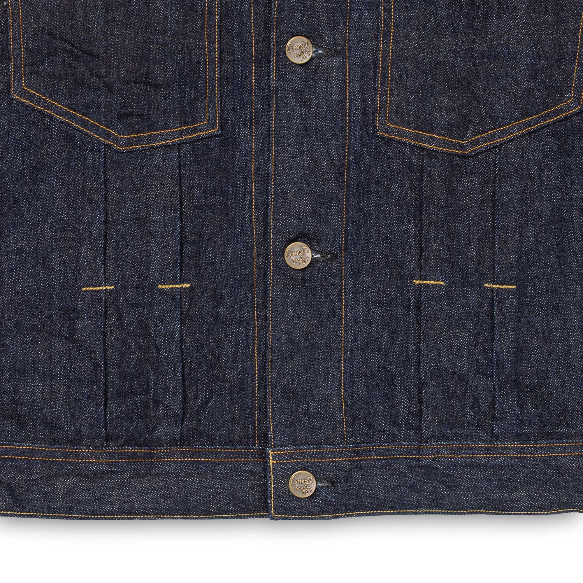 Pherrow's 427J Denim Jacket Indigo-Denim Jacket-Clutch Cafe